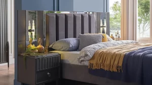 Gravita yöpöytä (Harmaa)